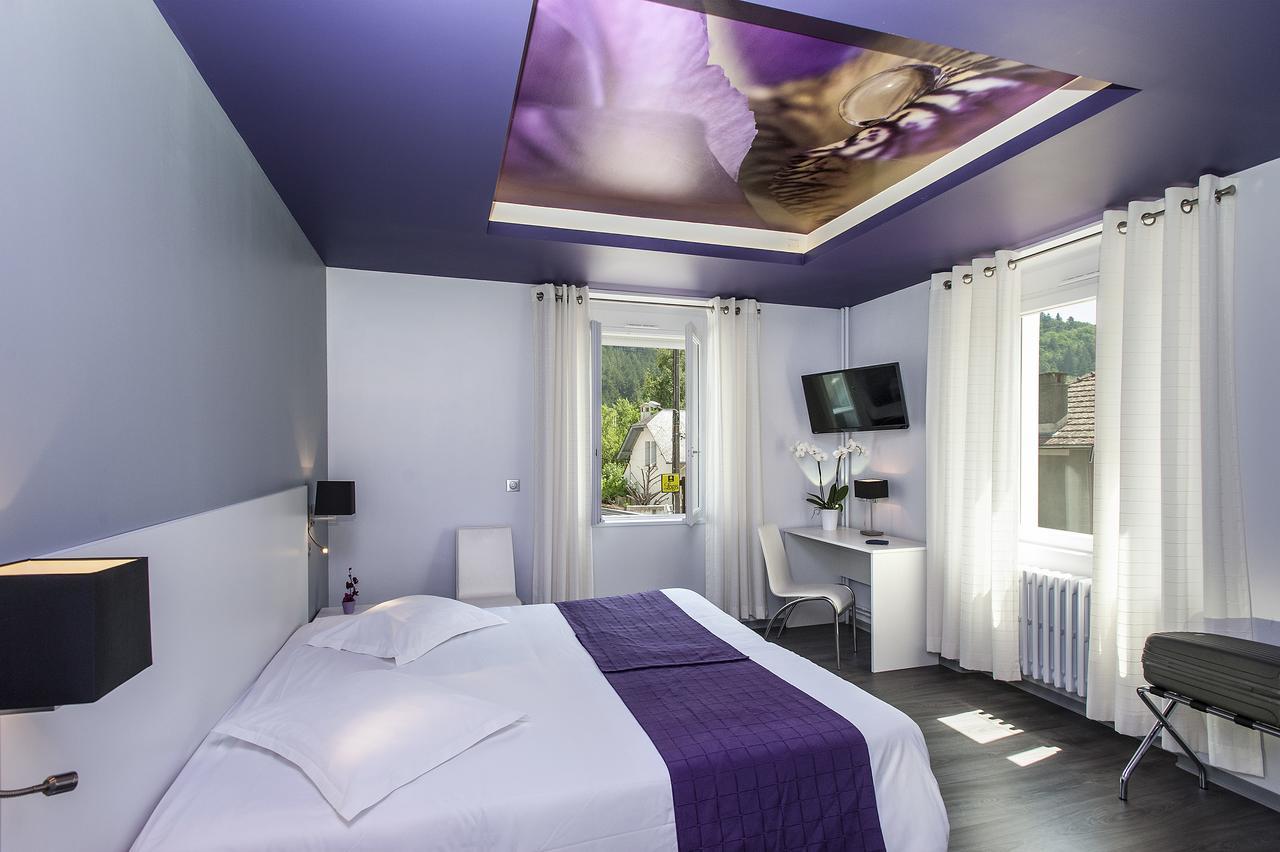 Logis Hotel Restaurant Des Gorges Du Tarn Florac Bagian luar foto