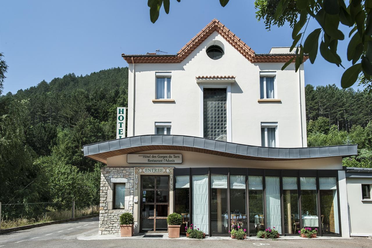 Logis Hotel Restaurant Des Gorges Du Tarn Florac Bagian luar foto