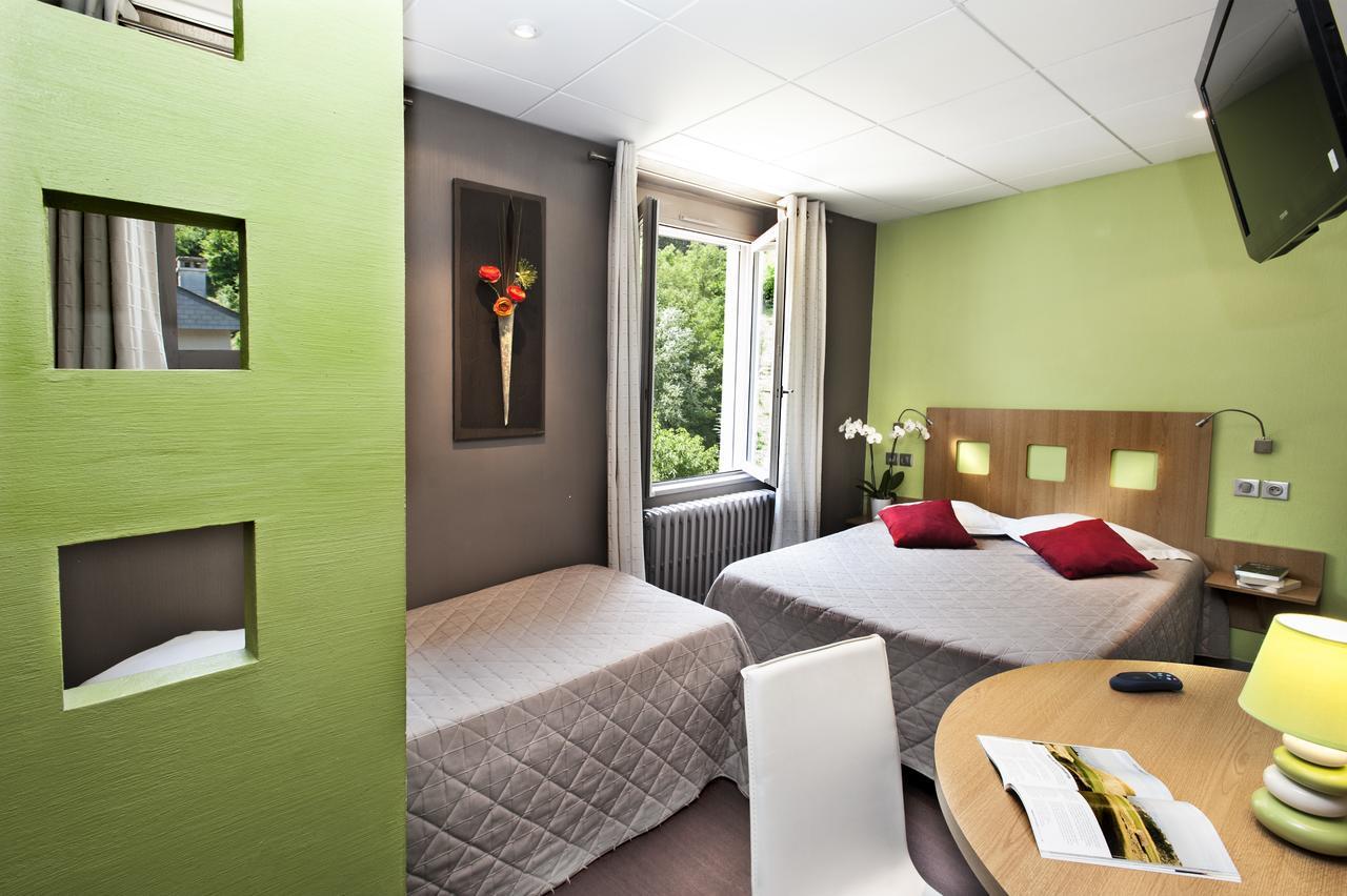 Logis Hotel Restaurant Des Gorges Du Tarn Florac Bagian luar foto